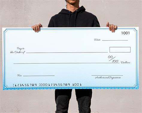 custom giant checks.